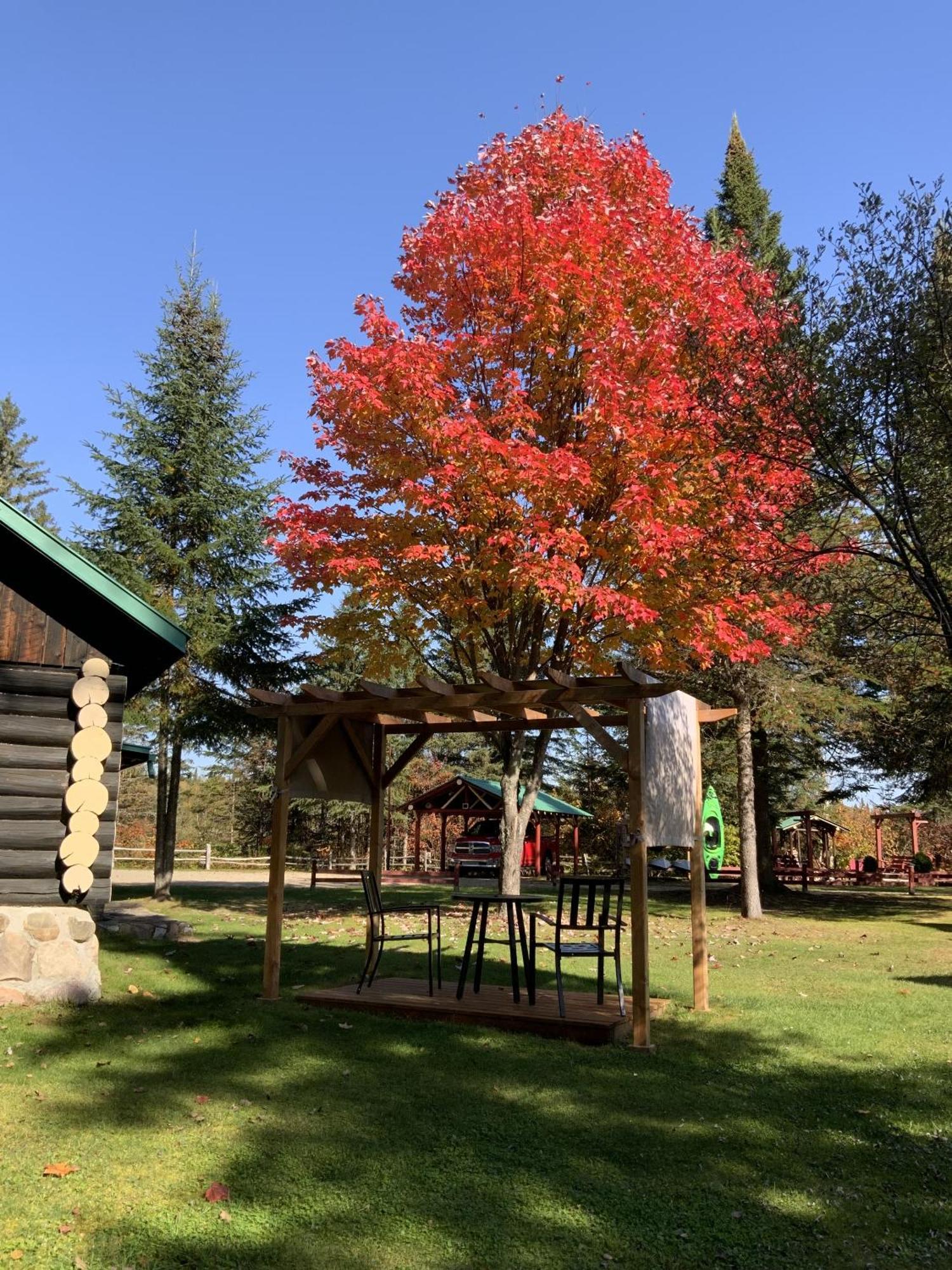 Domaine Le Bostonnais - Le Village En Bois Rond La Tuque Phòng bức ảnh