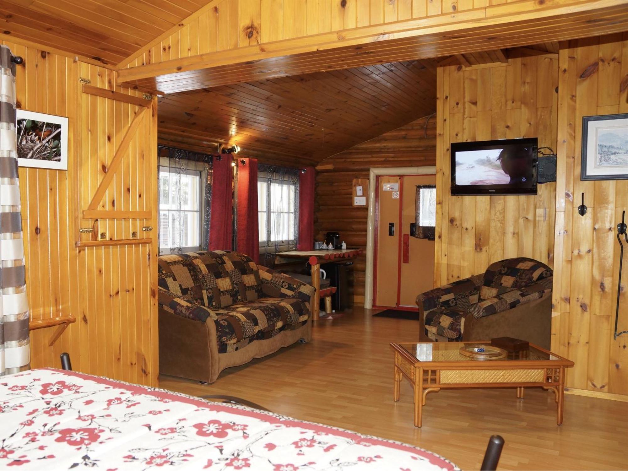 Domaine Le Bostonnais - Le Village En Bois Rond La Tuque Phòng bức ảnh